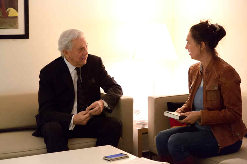 Interview Nicole Trötzer mit Mario Vargas Llosa